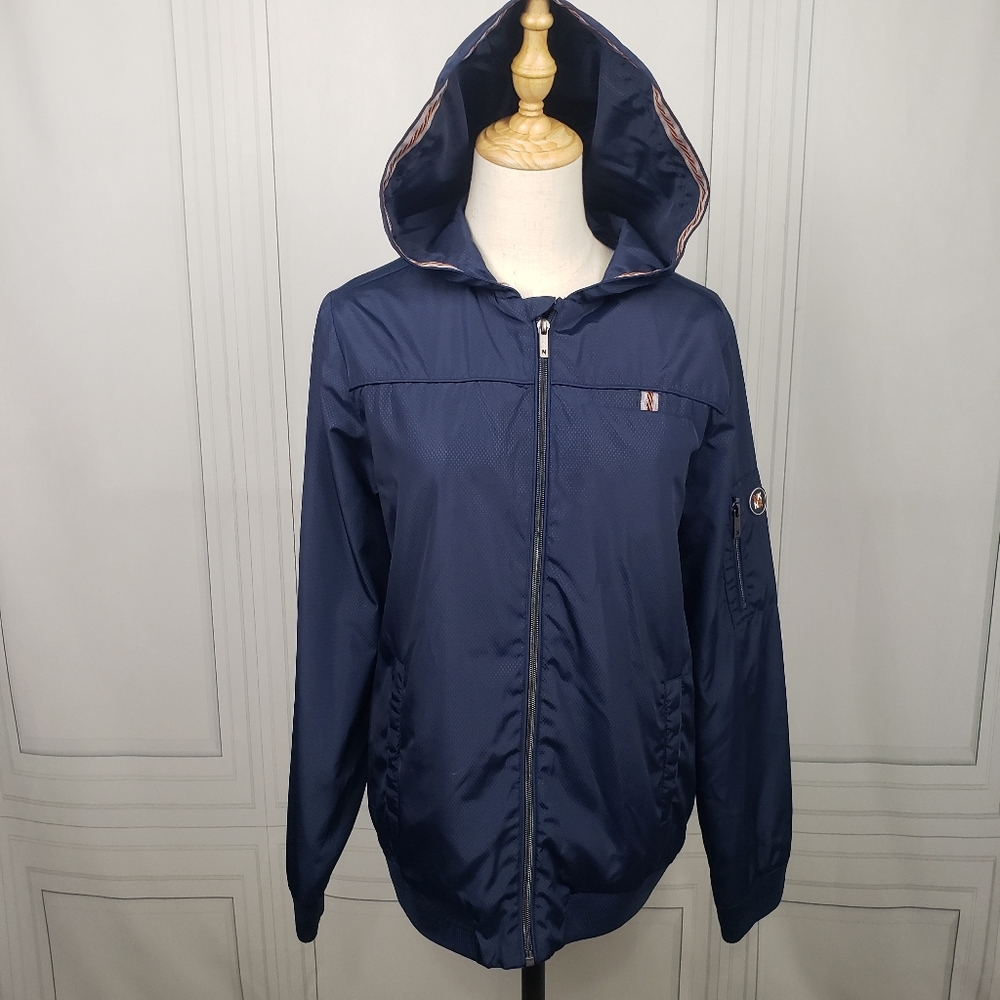 Nukutavake Navy Blue Boys WindBreaker size 16 MADE IN SPAIN
